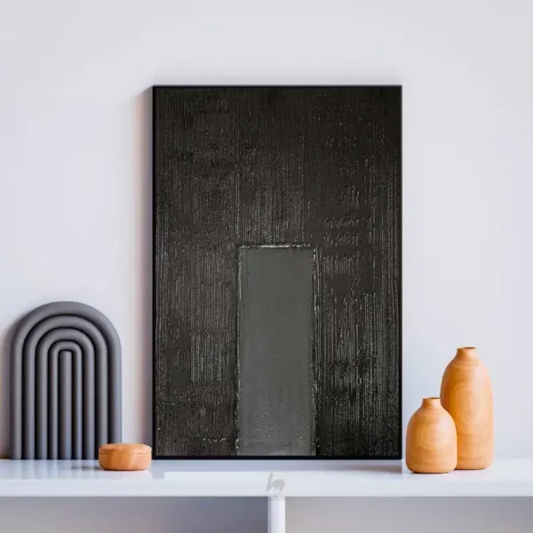 Noir Profond en Relief